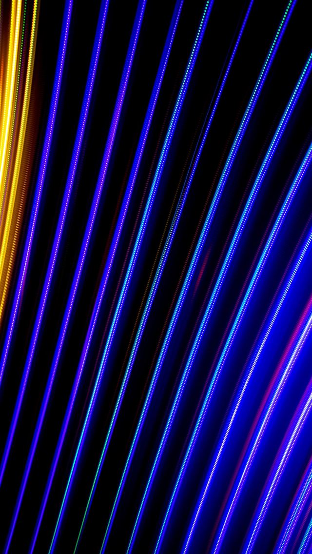 640x1136 blue and yellow light illustration -  iPhone Wallpaper