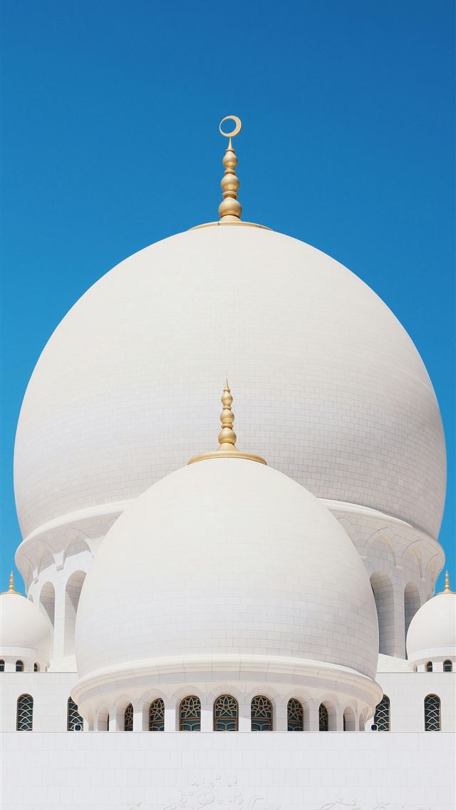 640x1136 white concrete mosque -  iPhone Wallpaper
