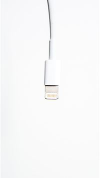 iPhone cable wallpaper