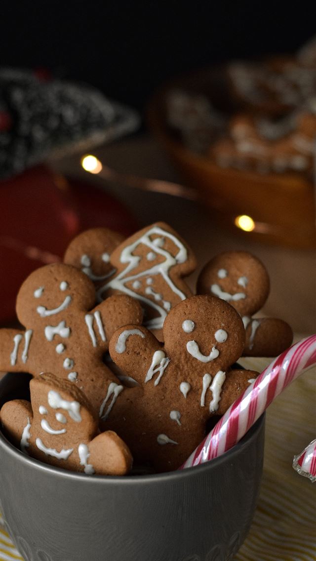 1290x2796 brown cookies in white ceramic mug - holiday iPhone Wallpaper