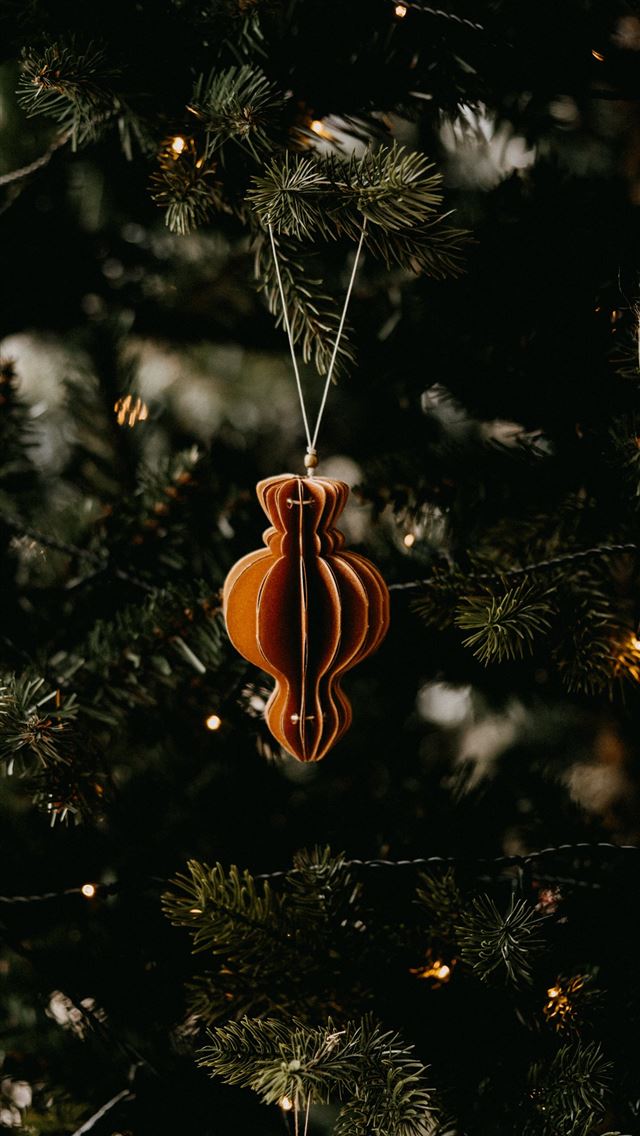 1290x2796 brown and white hanging ornament -  iphone 15 Wallpaper