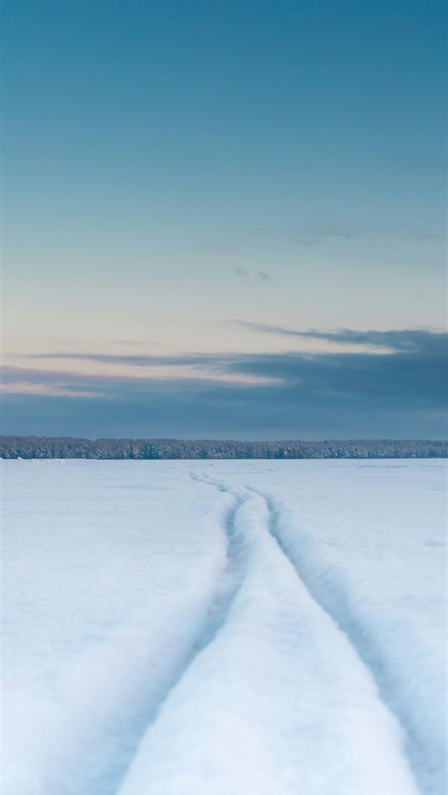 1290x2796 snow covered field under blue sky during daytime - mountain iPhone Wallpaper