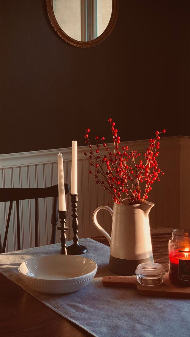 1290x2796 white ceramic pitcher on brown wooden table - wood iPhone Wallpaper