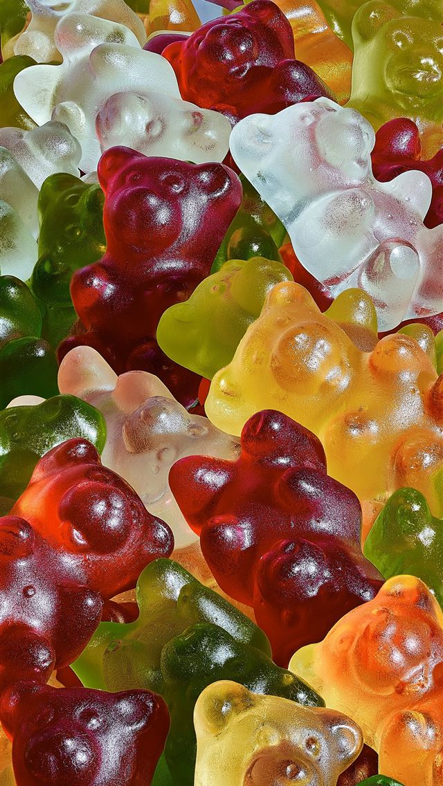 1290x2796 a lot of gummy bears that are all different colors - yellow iPhone Wallpaper