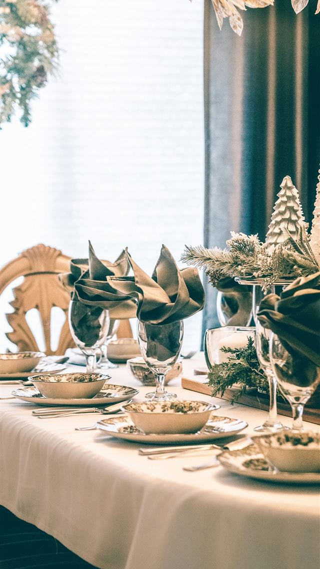 1290x2796 clear wine glass on table - holiday iPhone Wallpaper