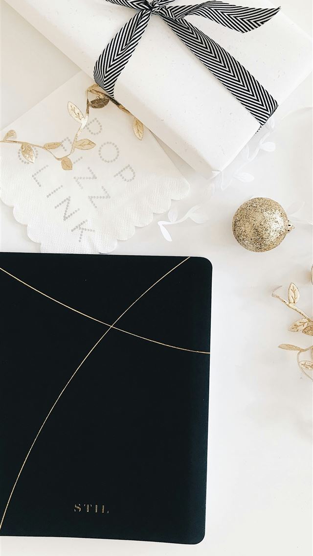 1290x2796 white present on white table - grey iPhone Wallpaper