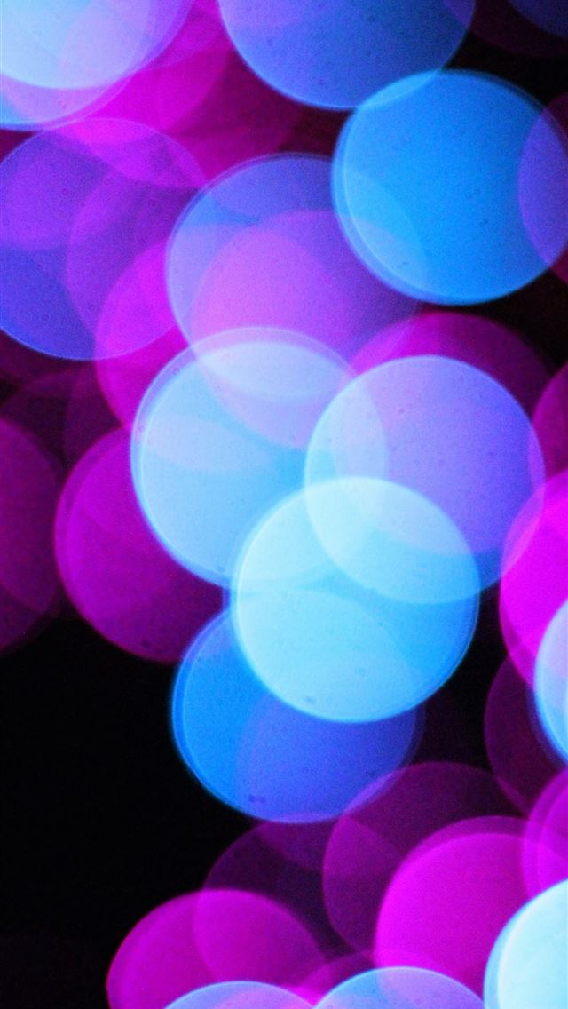 1290x2796 blue and pink bokeh lights - neon iPhone Wallpaper