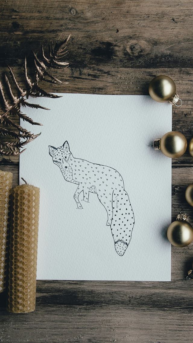 1242x2688 illustration of fox - fox iPhone Wallpaper