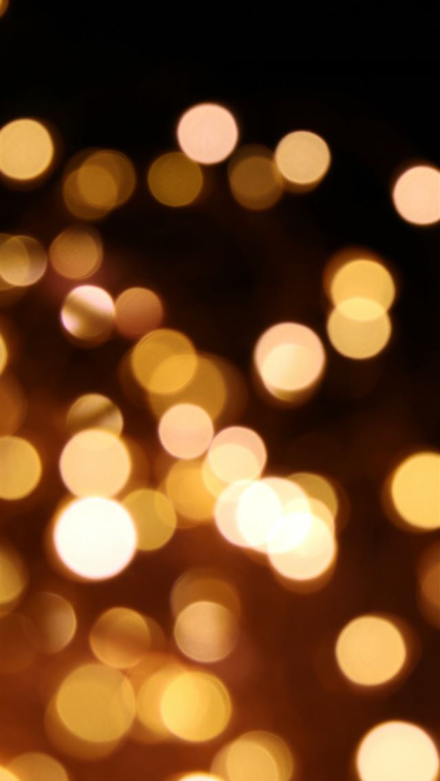 1290x2796 yellow and white bokeh lights - winter iPhone Wallpaper