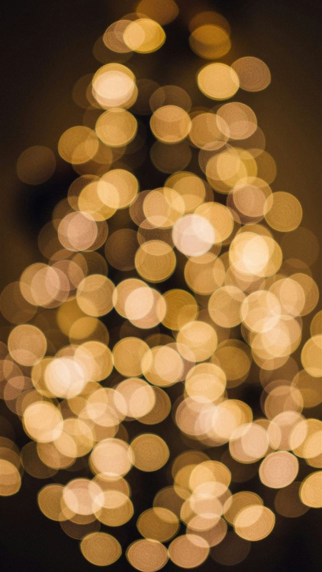 1290x2796 time lapse photography of yellow lights - christmas tree iPhone Wallpaper