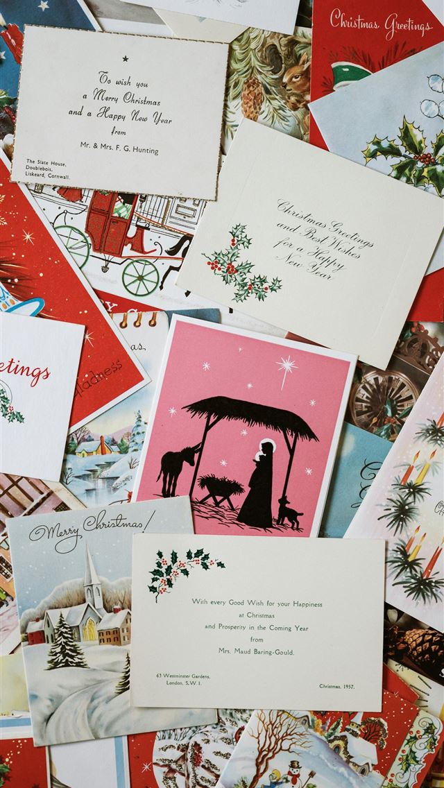 1290x2796 greetings card - christmas iPhone Wallpaper