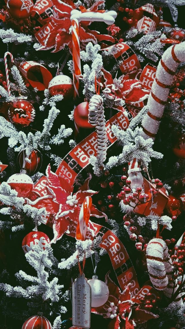 1290x2796 Christmas tree surrounded with assorted decors -  iPhone Wallpaper