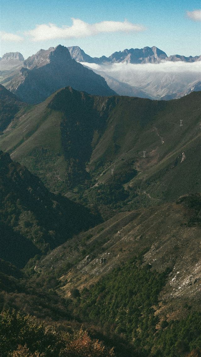 1290x2796 green mountin -  iPhone Wallpaper