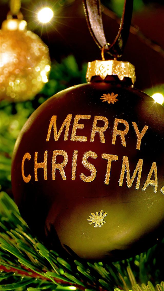1290x2796 red bauble - christmas iPhone Wallpaper