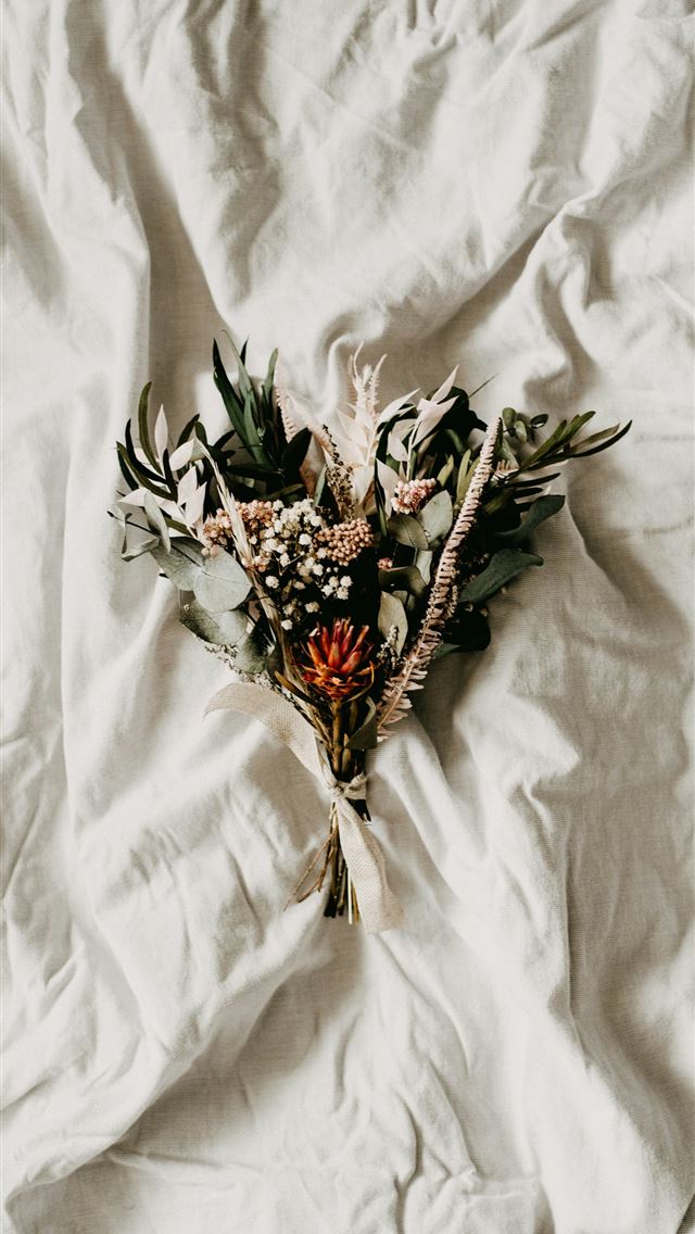 1290x2796 red and green flower on white textile -  iPhone Wallpaper