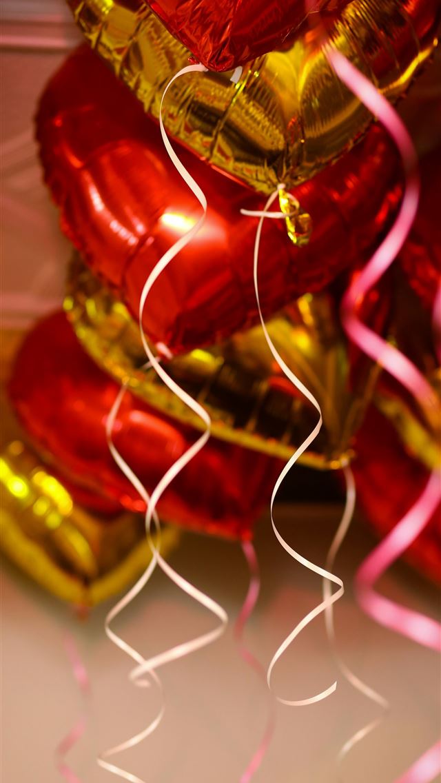 1290x2796 Heart Balloons - valentine's day iPhone Wallpaper