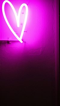 Neon Heart wallpaper