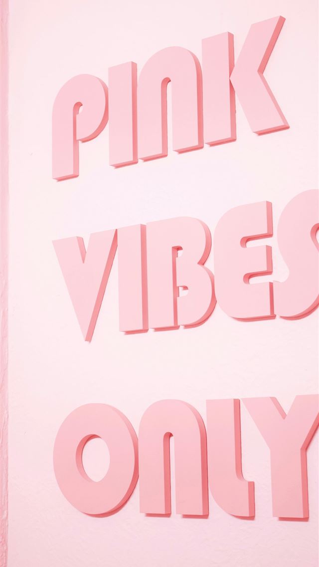 1290x2796 Pink Vibes Only - valentine's day iPhone Wallpaper
