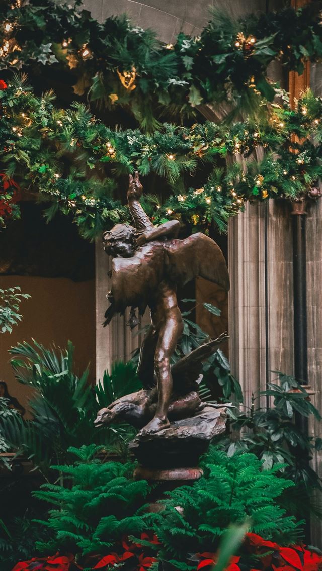 1242x2688 man statuette ahead -  iPhone Wallpaper