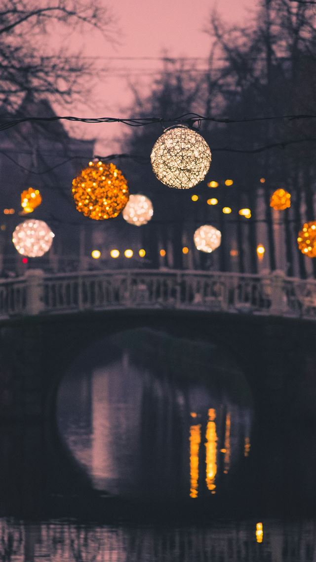1290x2796 white and gold round pendant lamp -  iPhone Wallpaper