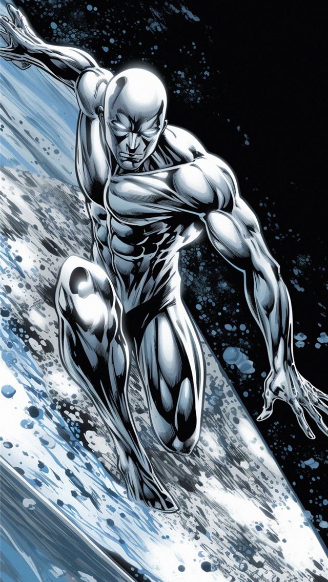 1125x2436 silver surfer -  iPhone Wallpaper