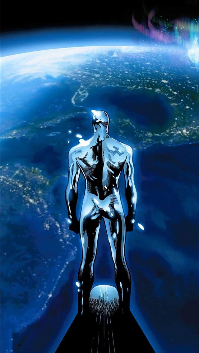 1125x2436 silver surfer -  iPhone Wallpaper