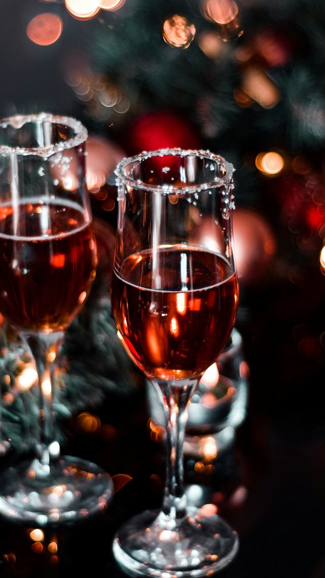 1290x2796 clear wine glass with red wine -  iPhone Wallpaper