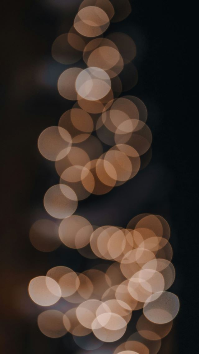 1290x2796 white and yellow bokeh lights -  iPhone Wallpaper