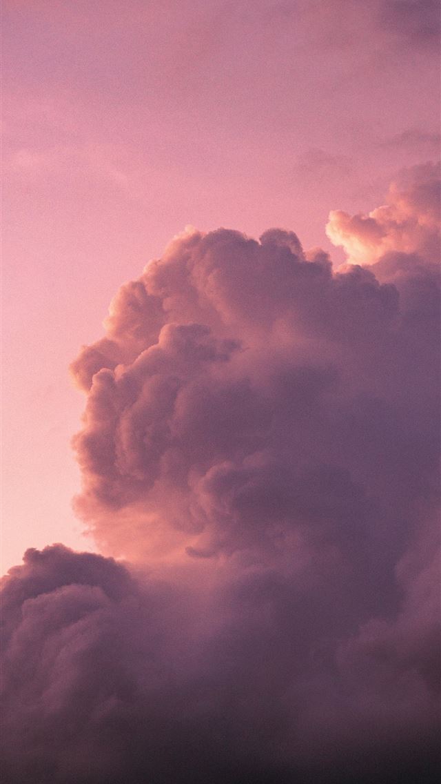 1290x2796 Pink and purple clouds fill the sky  -  iPhone Wallpaper