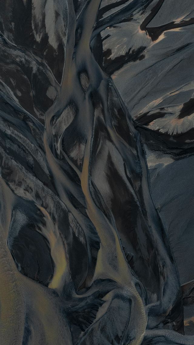 1290x2796 Abstract view of river delta patterns  -  iPhone Wallpaper