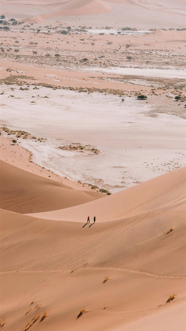 1290x2796 A group of people walking across a desert -  iPhone Wallpaper