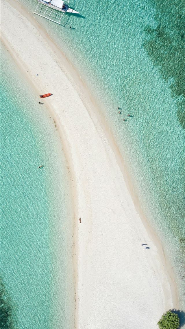 1290x2796 aerial view of beach during daytime -  iphone 13 Wallpaper