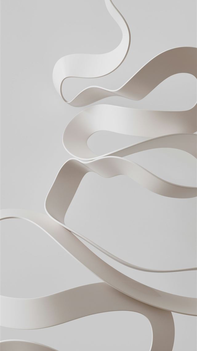 1290x2796 A white sculpture with a spiral design hanging fro... -  iPhone Wallpaper