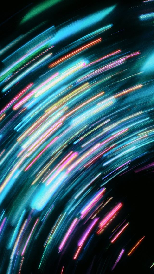 640x1136 A black background with colorful lights in it -  iPhone Wallpaper