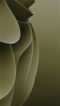 Abstract design with flowing curled shapes  wallpaper