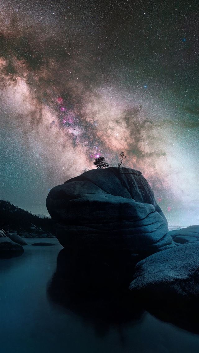 1290x2796 A night sky filled with lots of stars -  iPhone Wallpaper