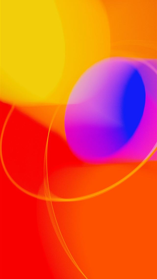 1290x2796 A blurry photo of a yellow and red object -  iPhone Wallpaper