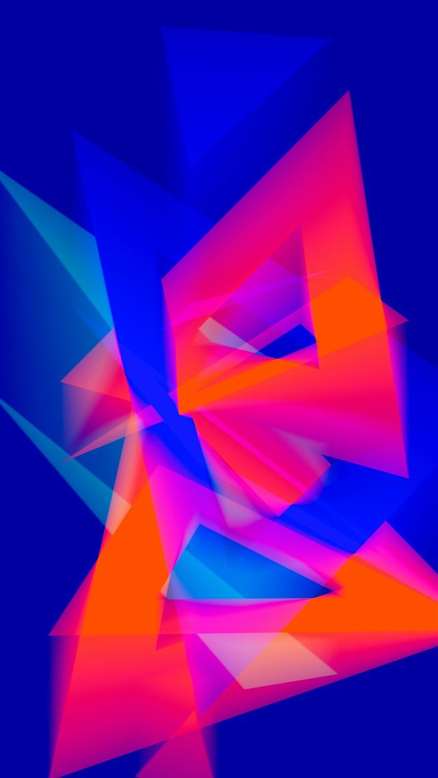 640x1136 A blue background with a red and blue design -  iPhone Wallpaper