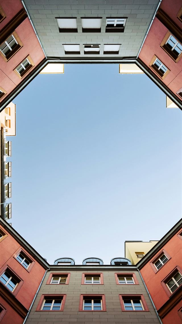 640x1136 Looking up at a building from the ground -  iPhone Wallpaper