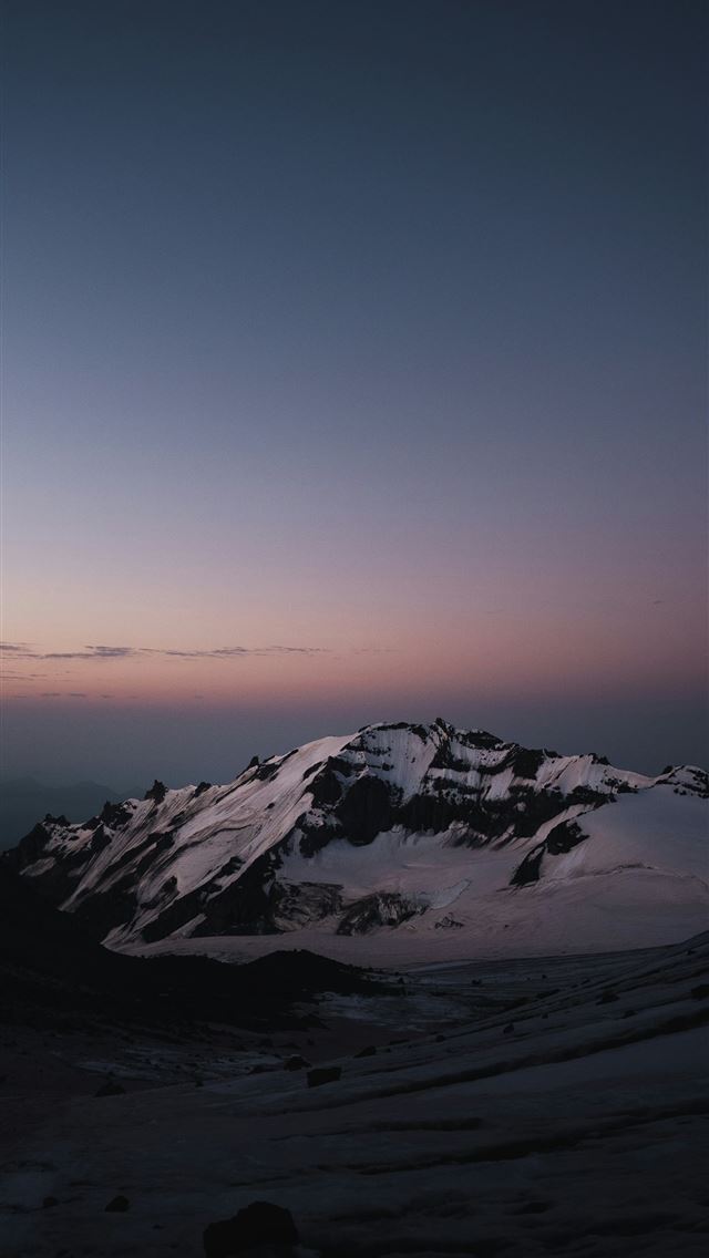 1290x2796 A snow covered mountain with a sky background -  iPhone Wallpaper