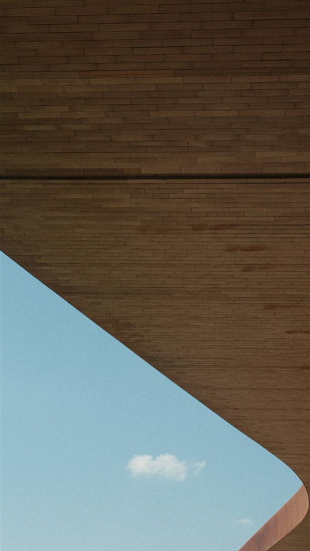 1290x2796 Wooden structure frames the blue sky  -  iPhone Wallpaper