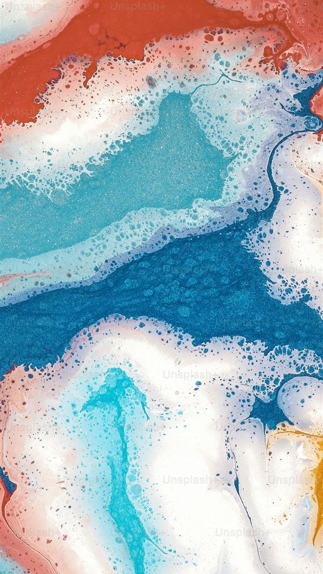 1290x2796 a close up of a colorful liquid substance -  iPhone Wallpaper