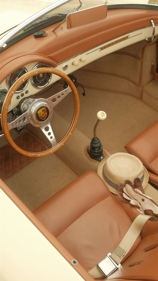 1290x2796 The interior of a car with a steering wheel and da... -  iPhone Wallpaper