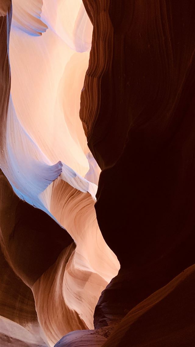 1290x2796 white and blue abstract painting -  iPhone Wallpaper