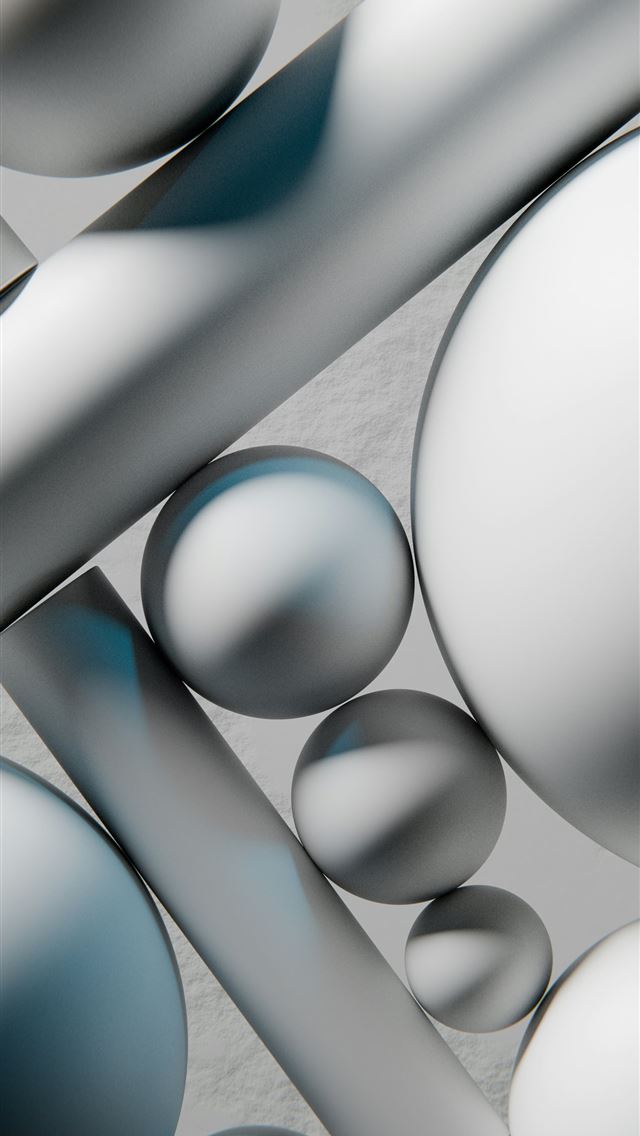 1290x2796 White geometric shapes create a minimalist composi... -  iPhone Wallpaper