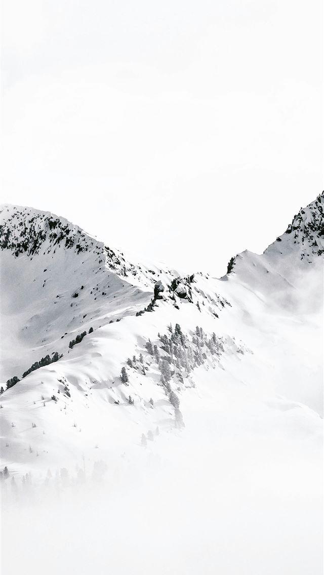 1290x2796 snow covered mountain -  iPhone Wallpaper