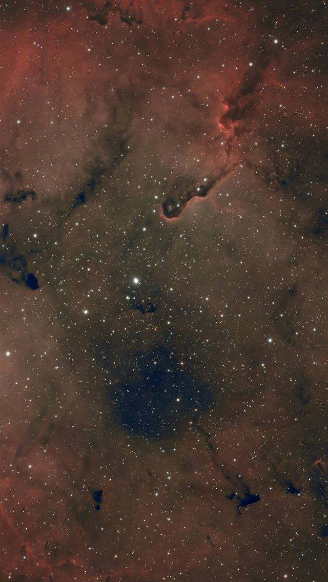 1290x2796 Deep space nebula with stars and dark clouds -  iPhone Wallpaper