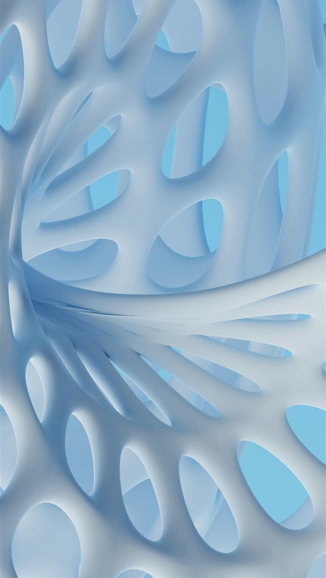 1290x2796 a blue and white abstract background with drops of... -  iphone 13 Wallpaper