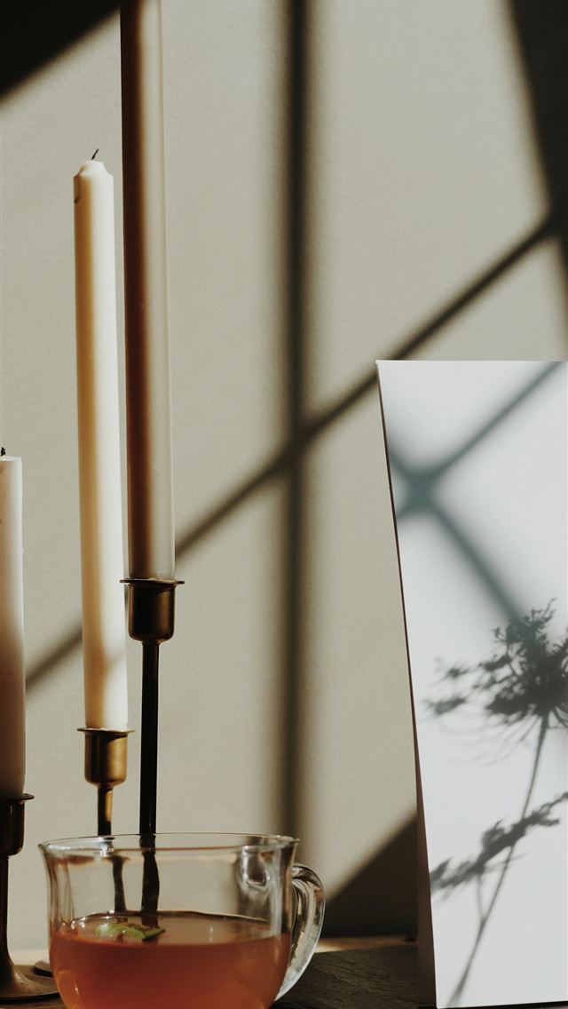 1290x2796 white and brown stick on glass holder -  iPhone Wallpaper