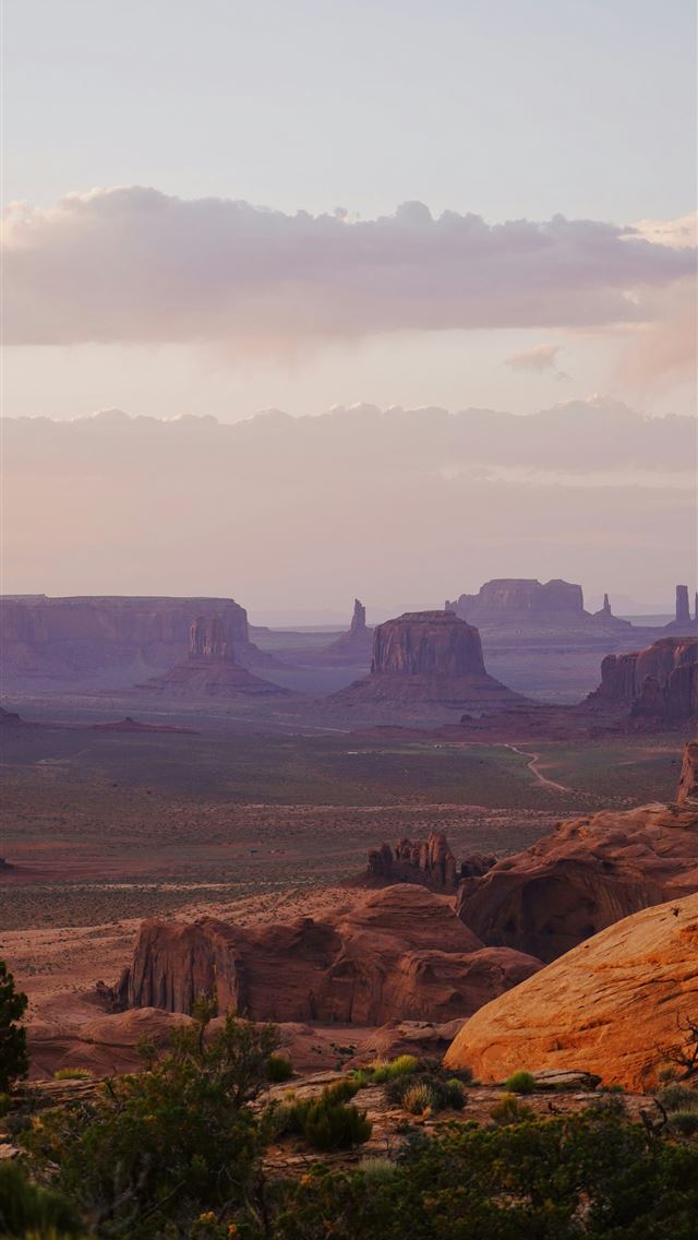 1290x2796 a view of the desert from a distance -  iPhone Wallpaper